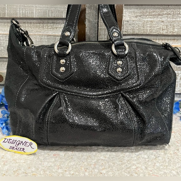 COACH Madison Claire Shimmer Leather Convertible Satchel GUC 14232 RARE! - Picture 6 of 13